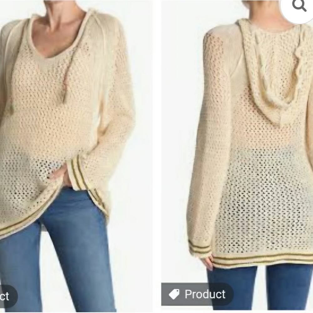 Free People Open Stitch Sweater (M)
